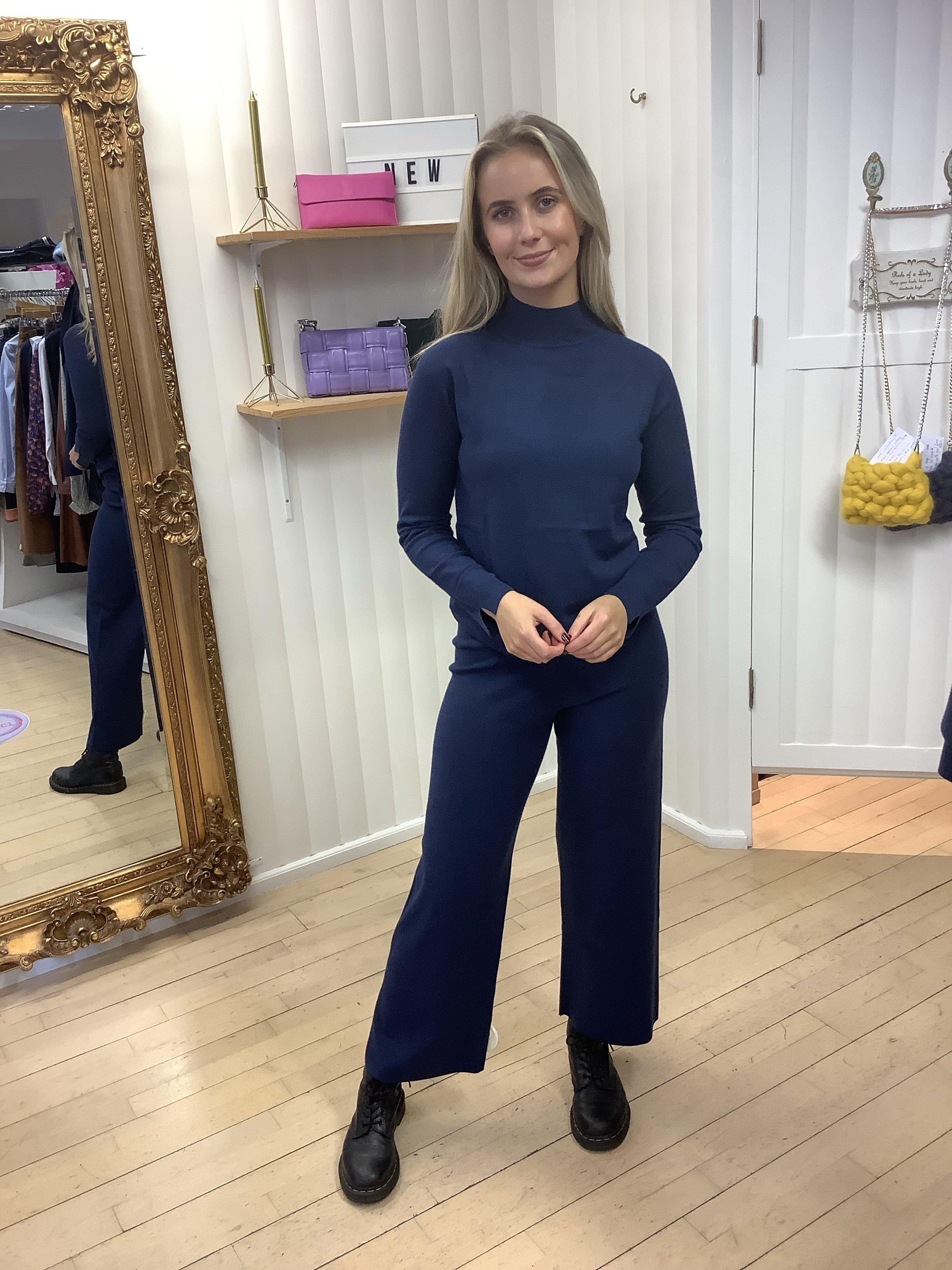 Yerse Navy Trousers | Yerse | Orchid Boutique