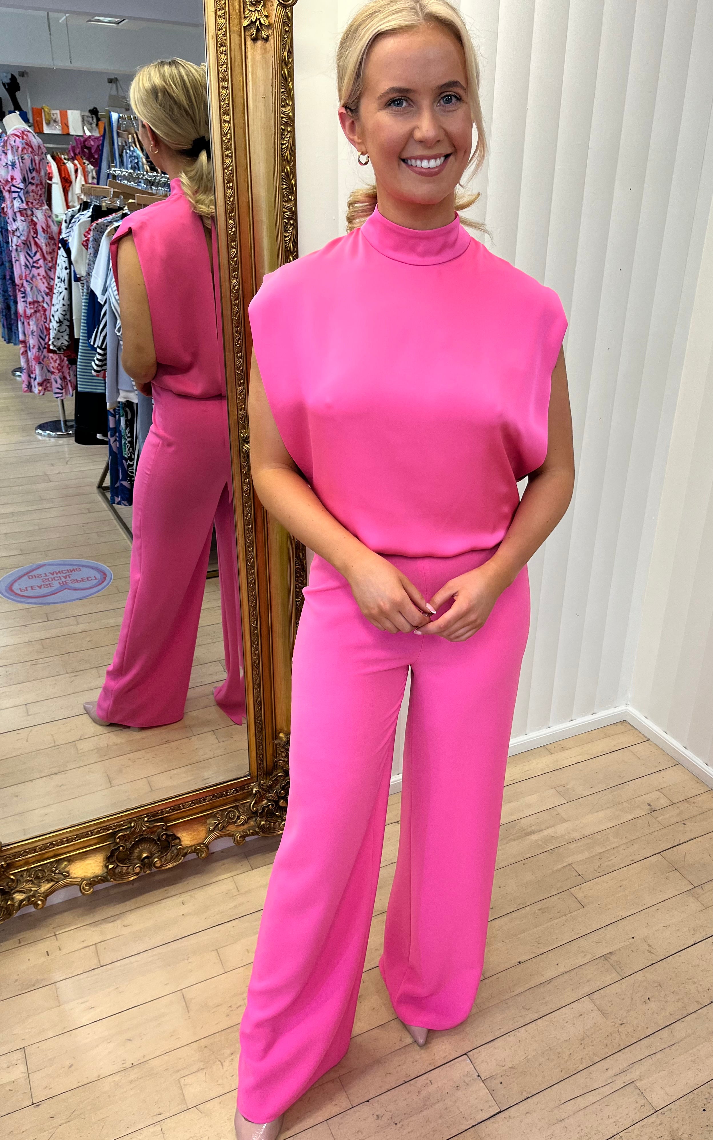 Daisy Pink Jumpsuit