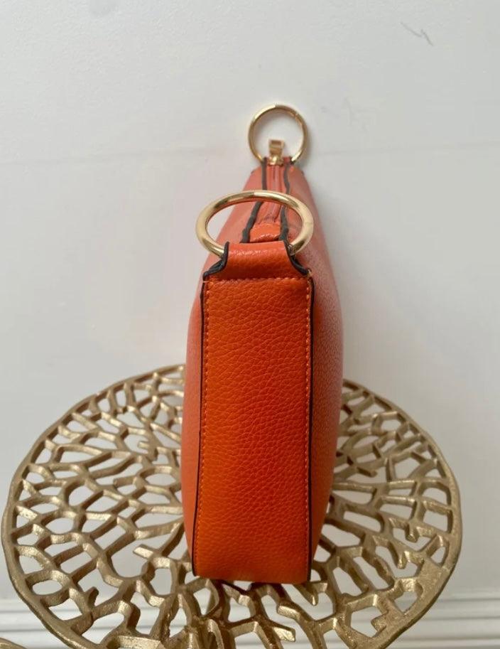 Crossbody Tote Style Orange | Kris Ana | Orchid Boutique